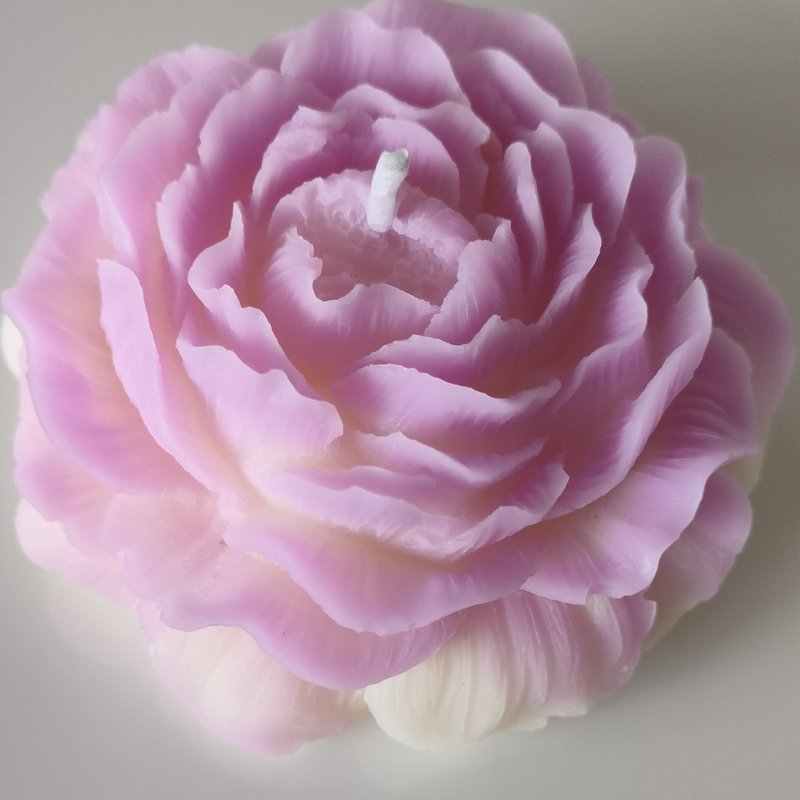 Peony candle (M)