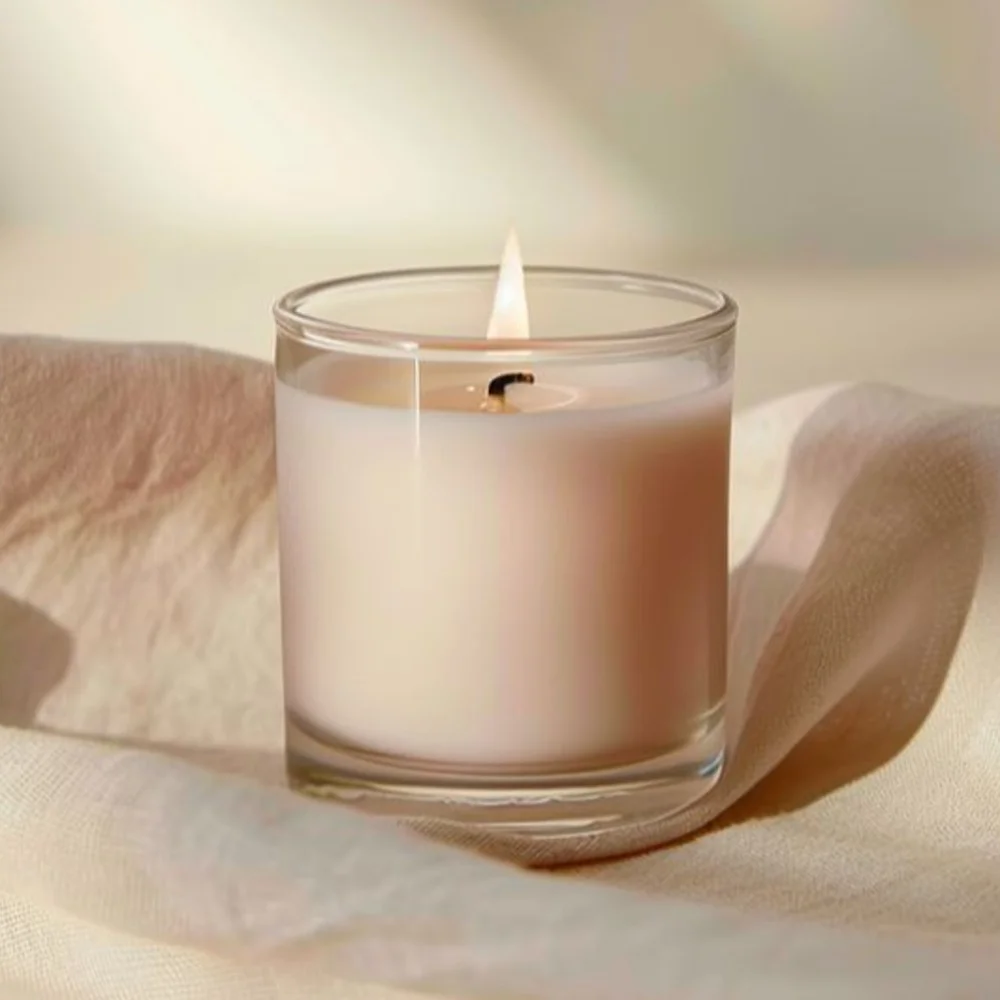Peach Scented Jar Candle