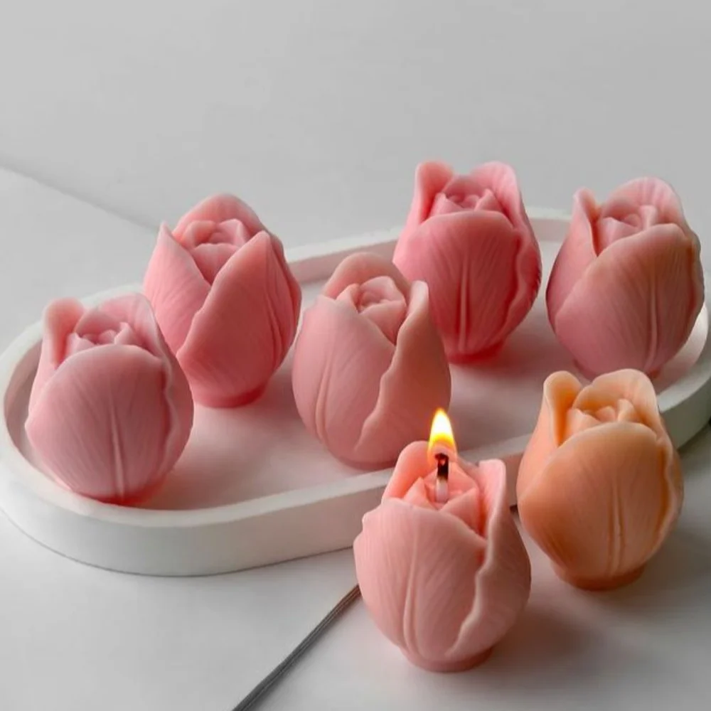 Tulip Bud candle