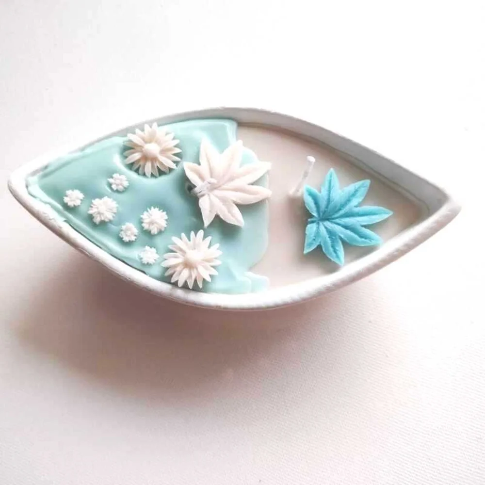 Row Boat Decorative Candle