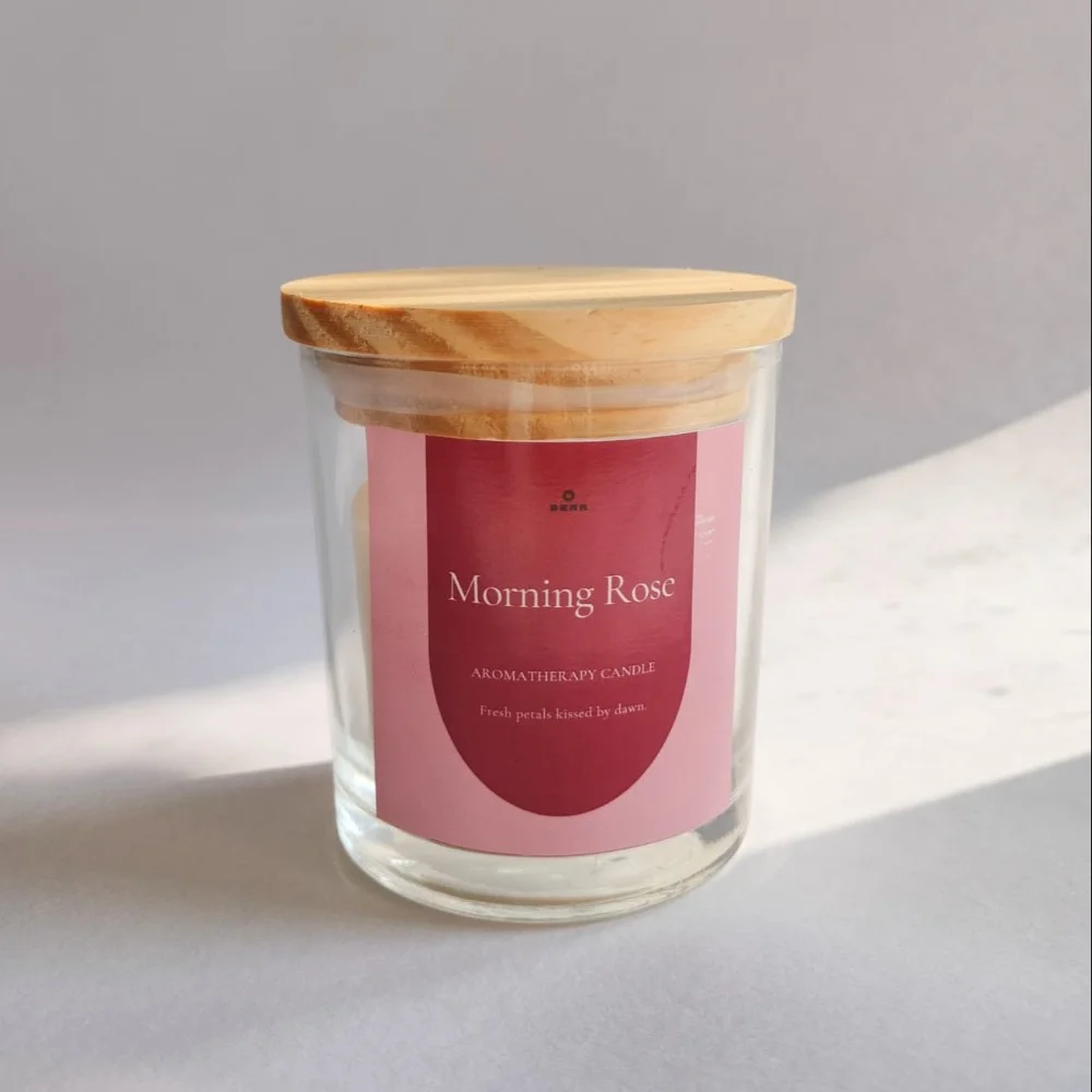 Morning Rose | Glass Jar Candle